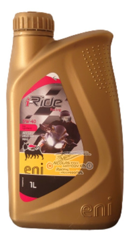 Aceite Eni I Ride Racing 5w40 Moto X3 Litros