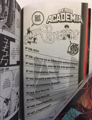 Imagen 2 de 2 de My Hero Academia Boku No Hero Vol. 16