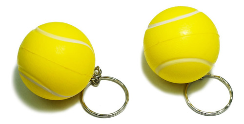 Llavero En Forma De Pelota De Tenis 12 Piezas