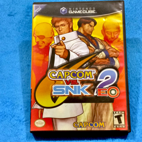 Capcom Vs. Snk 2 Eo -con Detalle En Disco Nintendo Gamecube