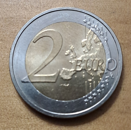 Francia Moneda 2 Euro Conmemorativa Simone Veil 2018. Usada