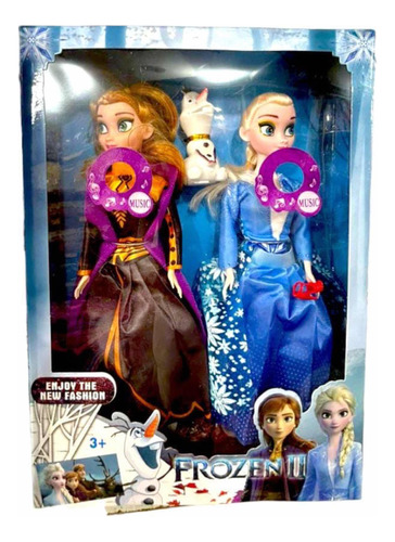Muñecas Frozen Ana Elsa Y Olaf Articuladas