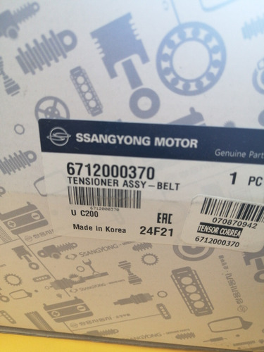 Imagen 4 de 7 de Tensor Correa Alternador New Actyon Y Korando 12-20 Original