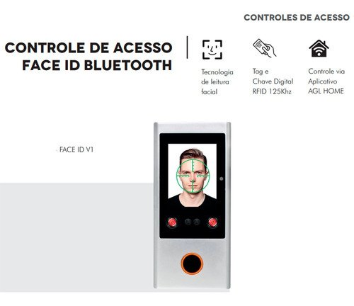 Controle De Acesso Reconhecimento Facial App Face Id Agl
