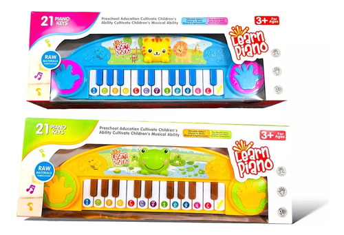 Piano Organo Con Animalitos Infantil Niños 21 Teclas Premium