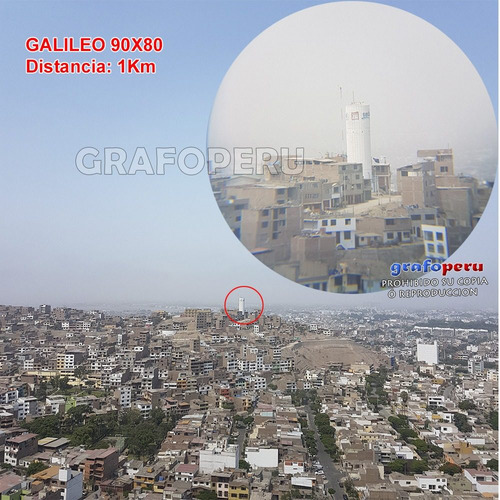 Imagen 3 de 6 de Binocular Galileo 90x80 Optica Hd Largavista Nro 1 Garantía