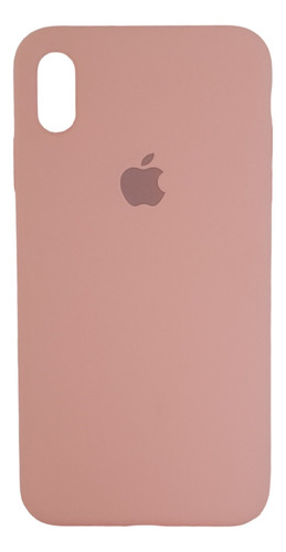 Estuche Protector Silicone Case Para iPhone XS Max Rosa