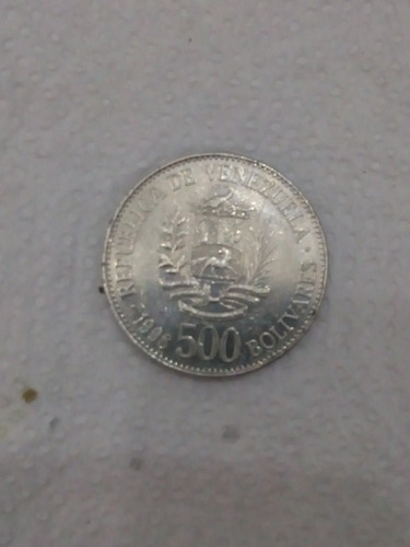 Moneda 500 Bolivares De Venezuela 1998