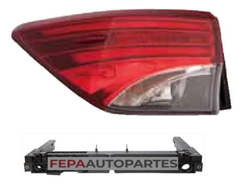 Mica Faro Giro Trasero Toyota Sw4 2016 / 2018 Exterior  