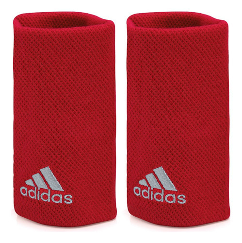 Munhequeira Para Tênis Beachtennis adidas Longa 02 Unidades Cor Vermelho