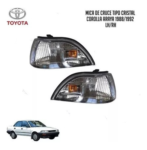 Micas De Cruce Toyota Corolla Araya Der/izq 88/92 Tpg