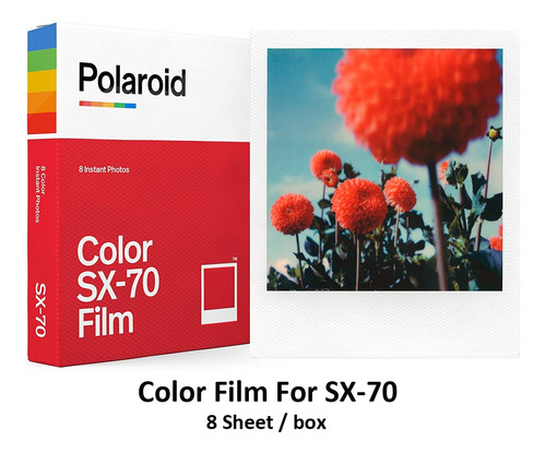 Inserto De Papel De Película Polaroid Sx 70 B Y Con Color Sx