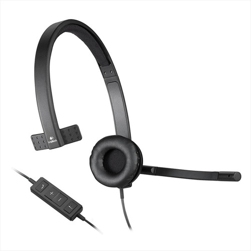 Imagen 7 de 8 de Diadema Logitech Usb Headset Monoaural H570e, Skype / Cisco