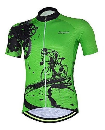 Aogda Ciclismo Jersey Hombres Camisetas De Bici Equipo Ropa 