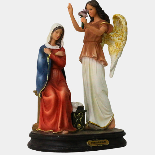 Imagem Anunciação De Maria 25 Cm - Resina Premium