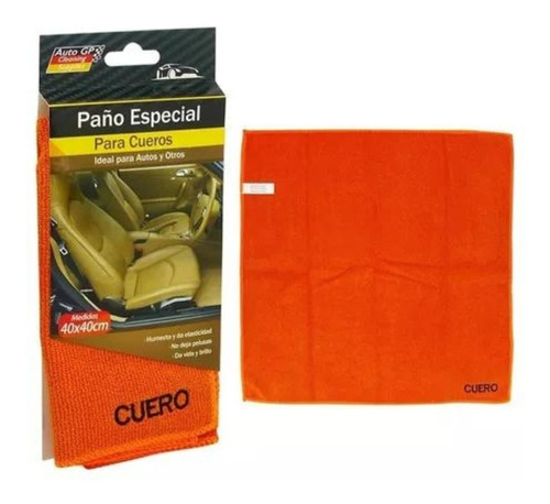 Paño 40x40cm Micro Fibra Para Cueros De Vehiculos. X 1 Pieza