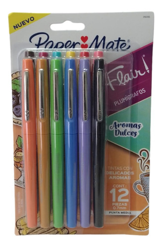 Rotulador Paper Mate Flair Con Aroma Y Sharpie Cincel Pastel
