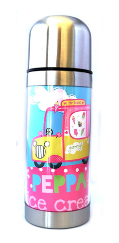 Termo De Metal Térmico 350 Ml - Peppa Pig