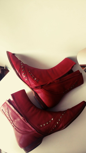 Botas Lonte Cuero Vacuno 100% N* 36 Oferta!