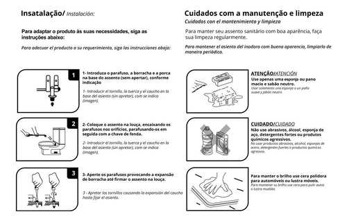 Assento Sanitário Poliéster Like Celite Branco