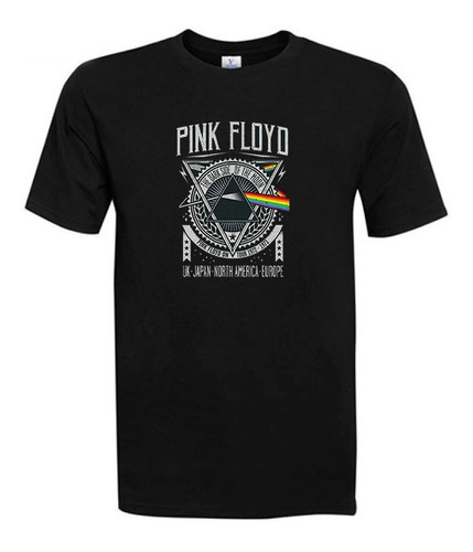 Polera Estampada Banda Pink Floyd The Dark Side Of The Moon