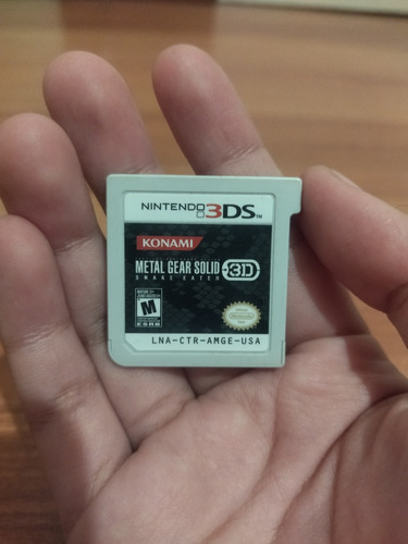 Metal Gear Solid Snake Eater 3ds