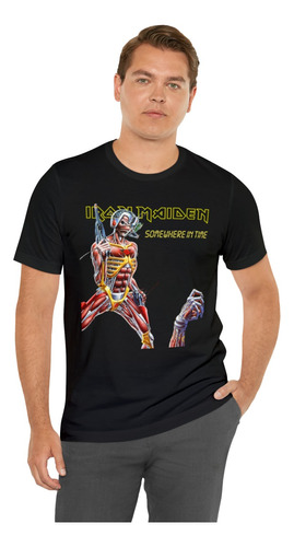 Rnm-0439 Polera Iron Maiden Somewhere In Time