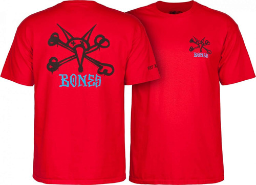 Powell Peralta Rat Bones Playera, Rojo, 2xl