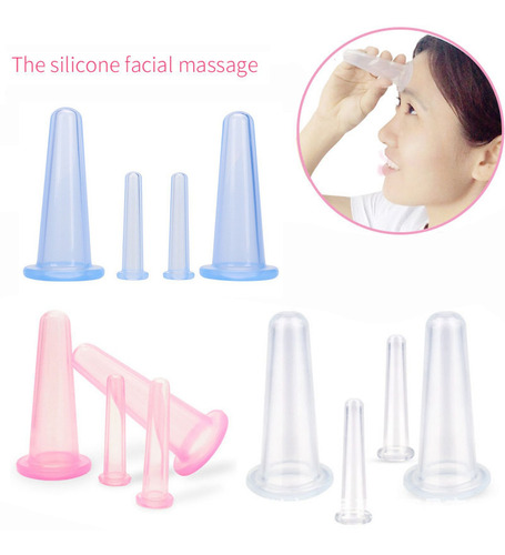 Imagen 4 de 6 de Copas De Masaje Facial Para Cuello Y Rostro (2 Dispositivos