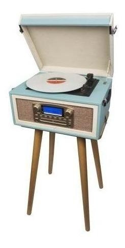 Tocadisco Mueble Retro Vintage Usb Fm Am Cd Bt Irt