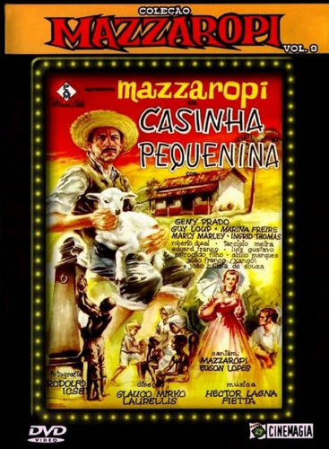 Dvd Mazzaropi Casinha Pequenina  - Original Novo E Lacrado