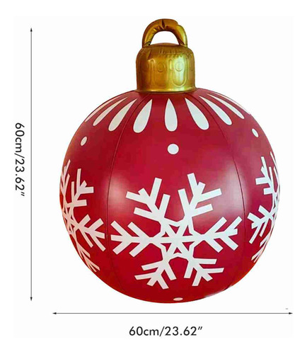 Bola Inflable De Navidad Hecha De Pvc