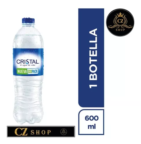 Agua Cristal con gas pet x600ml - Tiendas Metro