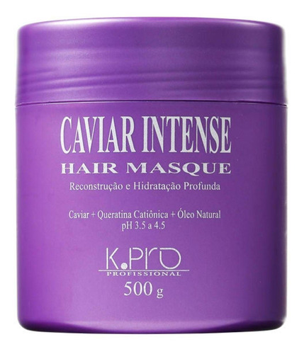 K.pro Caviar Intense Hair Masque - Máscara De Trat. 500g Blz