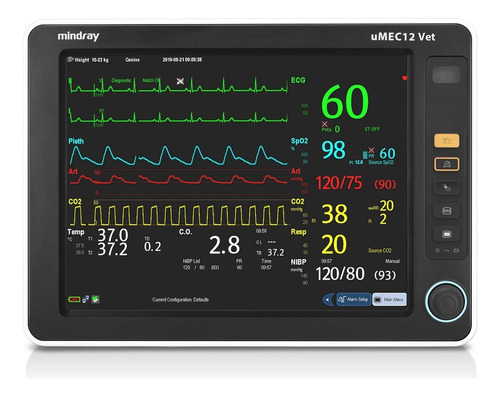 Monitor De Signos Vitales Uso Veterinario Mindray Umec 12