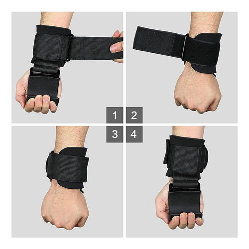 Guantes De Levantamiento De Pesas Snap Hooks Env Train