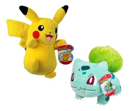 Pokémon Pikachu Y Bulbasaur Plush Toys Relleno De Animales,