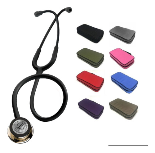 Fonendoscopio Littmann Classic Iii Champaña-negro 5861 + Est