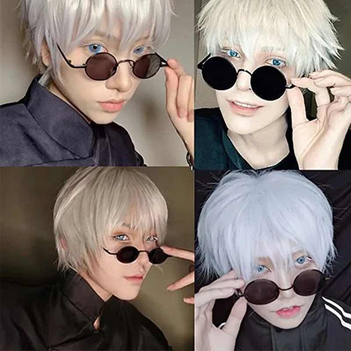 Gojo Satoru Gafas Lentes Cosplay Color Negro Jujutsu Kaisen