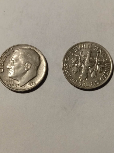 Moneda De Estados Unidos Un Dime 1978