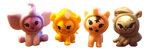 Littlest Pet Shop Set De 4 Mini Mascotas