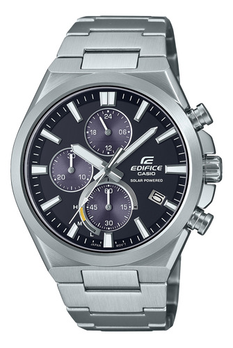 Reloj Edifice Eqs-950d-1a Acero Hombre Plateado