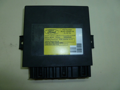 Vendo Control De Alarma De Ford Focus, # 98 Ag 15k600 Kb