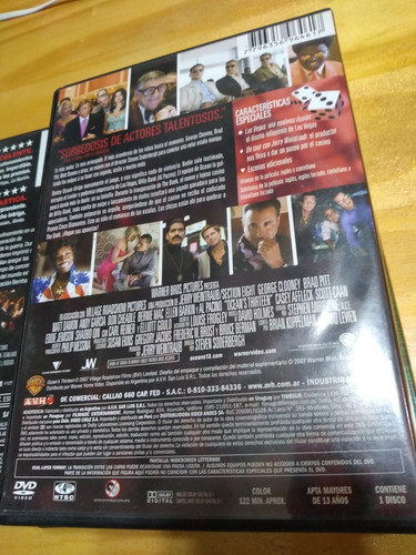 Imagen 2 de 2 de Ahora Son 13 - Soderbergh - Avh, 2007 - Dvd - U