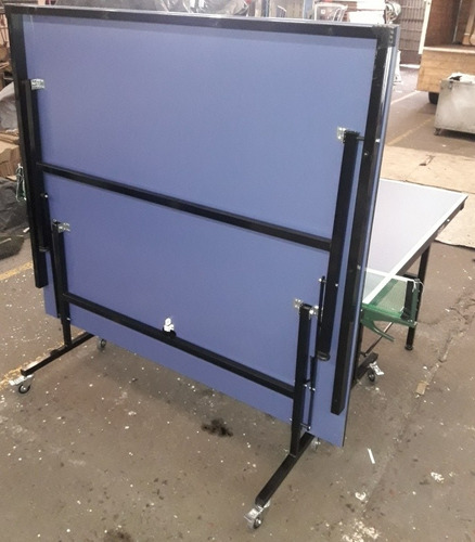 Mesa de ping pong Piramydes Global Frontón fabricada en melamina color azul