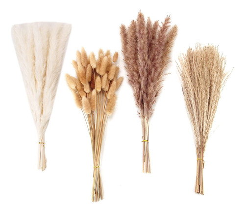 100 Units Of Dried Pampas Grass Decoration Bouquet