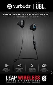 Fone Jbl Yurbuds Leap Bluetooth Wireless Preto Original+nota