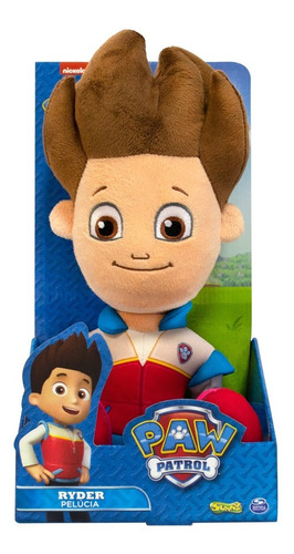 Ryder De Pelúcia Tam. G Original Patrulha Canina Paw Patrol