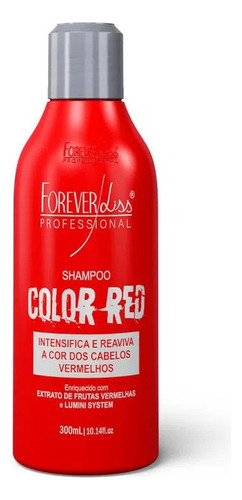 Shampoo Para Cabello Rojo 300ml Color Red Forever Liss 