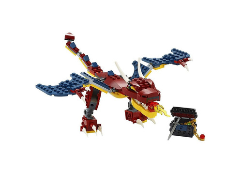 Imagen 1 de 5 de Set de construcción Lego Creator 3-in-1 Fire dragon 234 piezas  en  caja